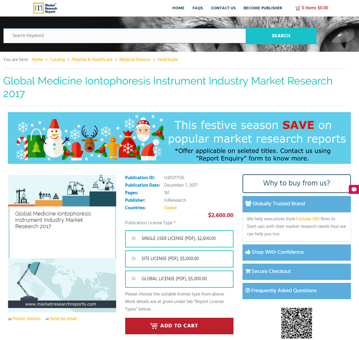 Global Medicine Iontophoresis Instrument Industry Market