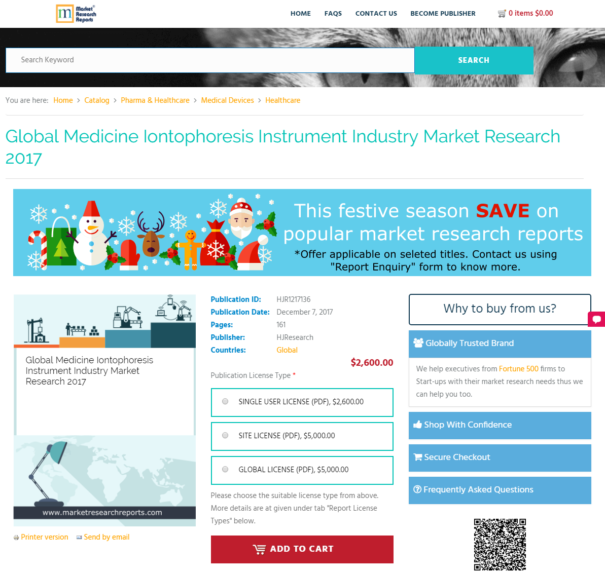 Global Medicine Iontophoresis Instrument Industry Market'