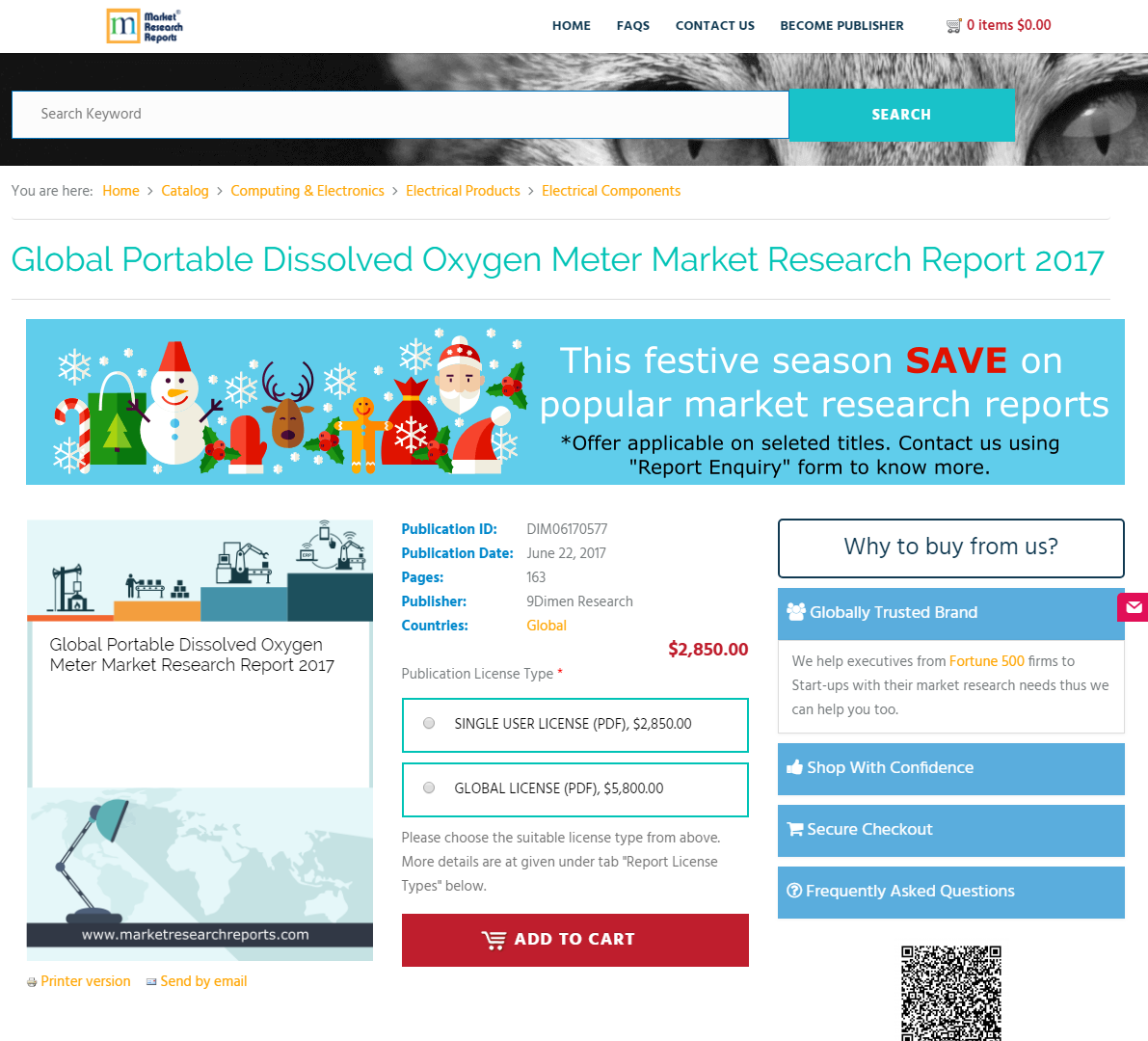 Global Portable Dissolved Oxygen Meter Market Research'