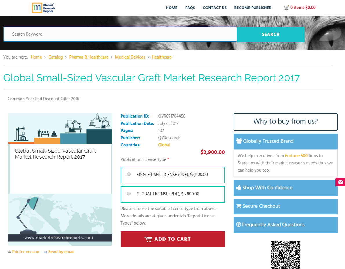 Global Small-Sized Vascular Graft Market Research Report'