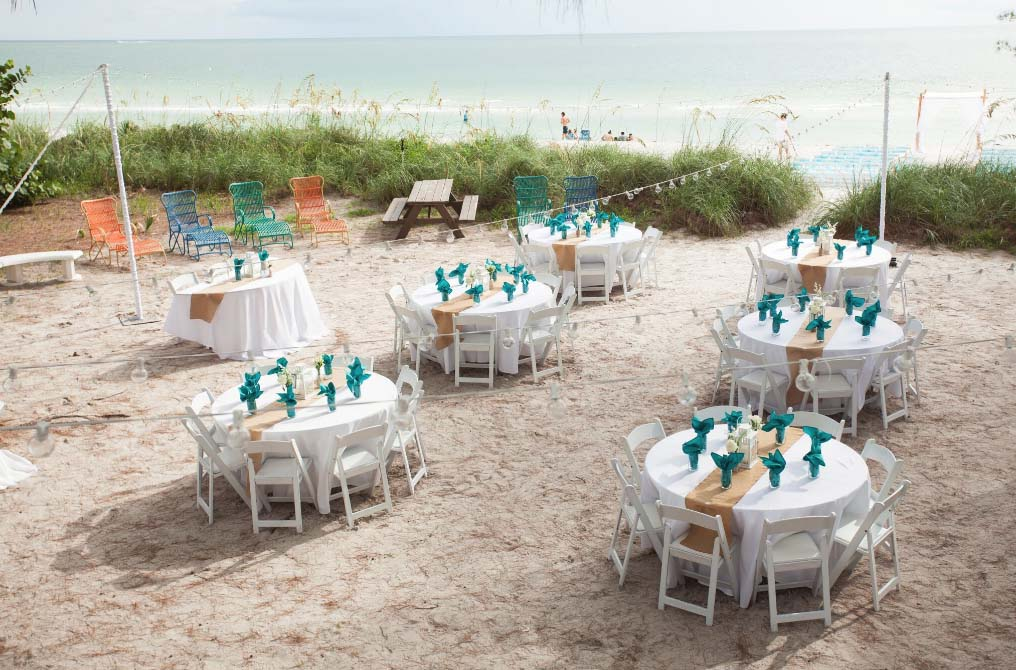 Florida beach house weddings and receptions