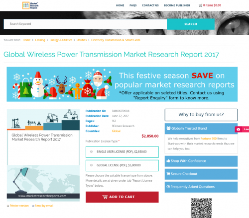 Global Wireless Power Transmission Market Research Report'