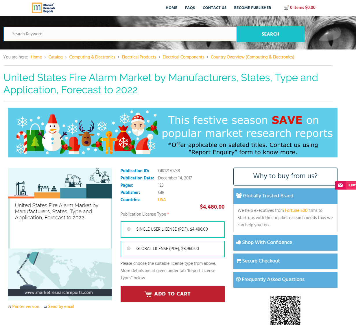 United States Fire Alarm Market by Manufacturers, States