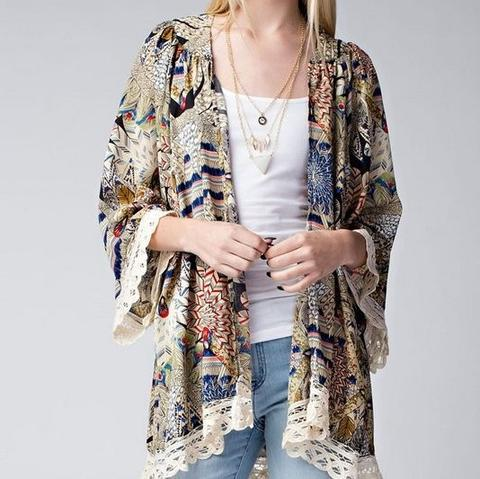 Jodifl Multicolored Kimono'