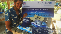Aayush Goyal Oceans5 Dive Gili Air 10,000th student
