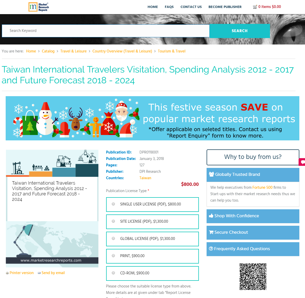 Taiwan International Travelers Visitation, Spending Analysis'