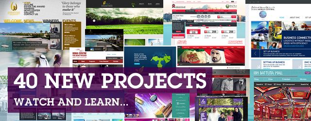 40 Projects to Traffic's Web Design Portfolio'