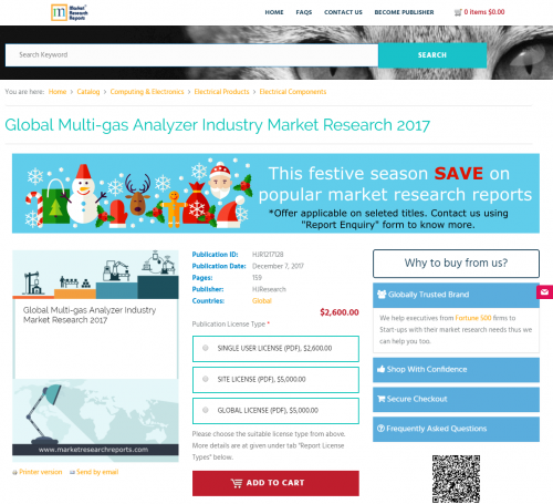 Global Multi-gas Analyzer Industry Market Research 2017'