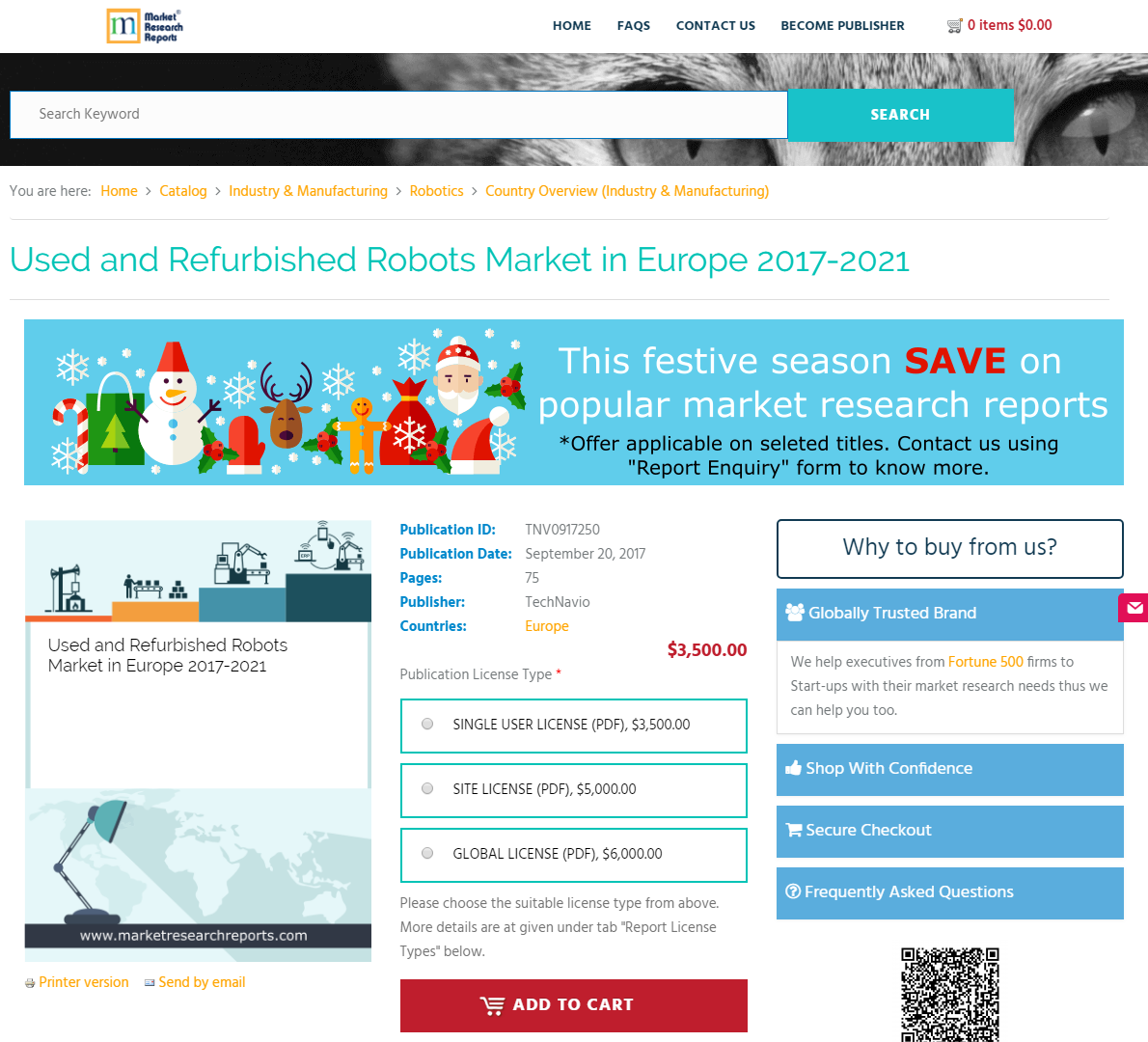Used and Refurbished Robots Market in Europe 2017 - 2021