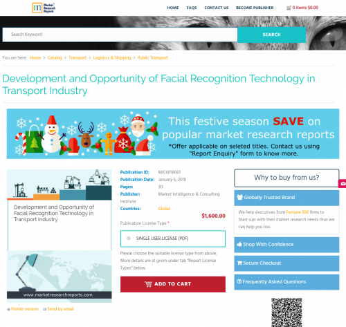 Development and Opportunity of Facial Recognition Technology'