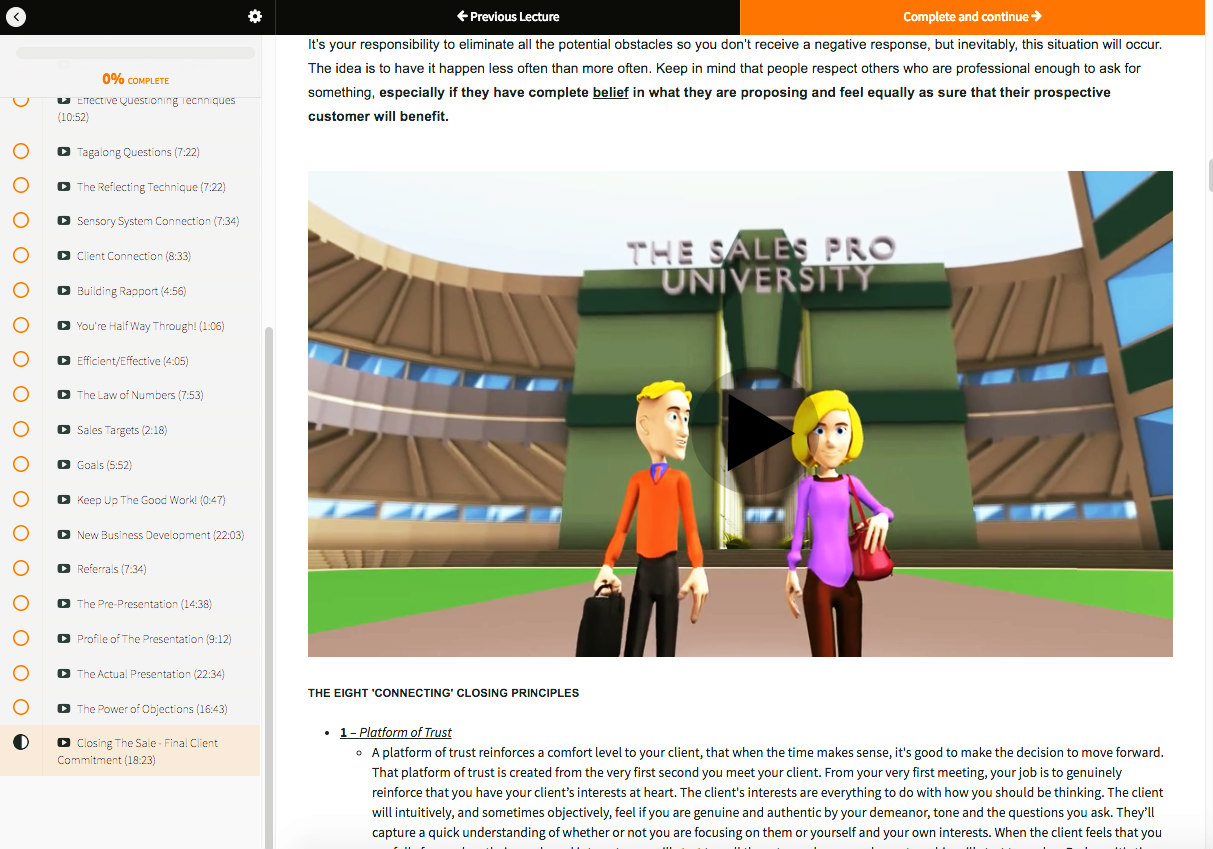 The Sales Pro University