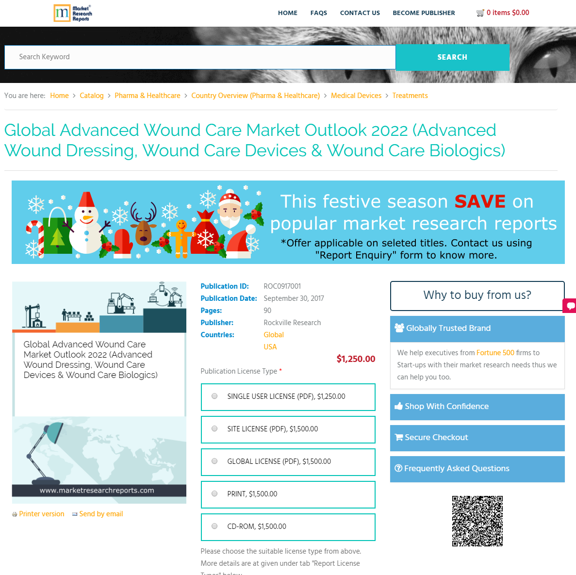 Global Advanced Wound Care Market Outlook 2022'