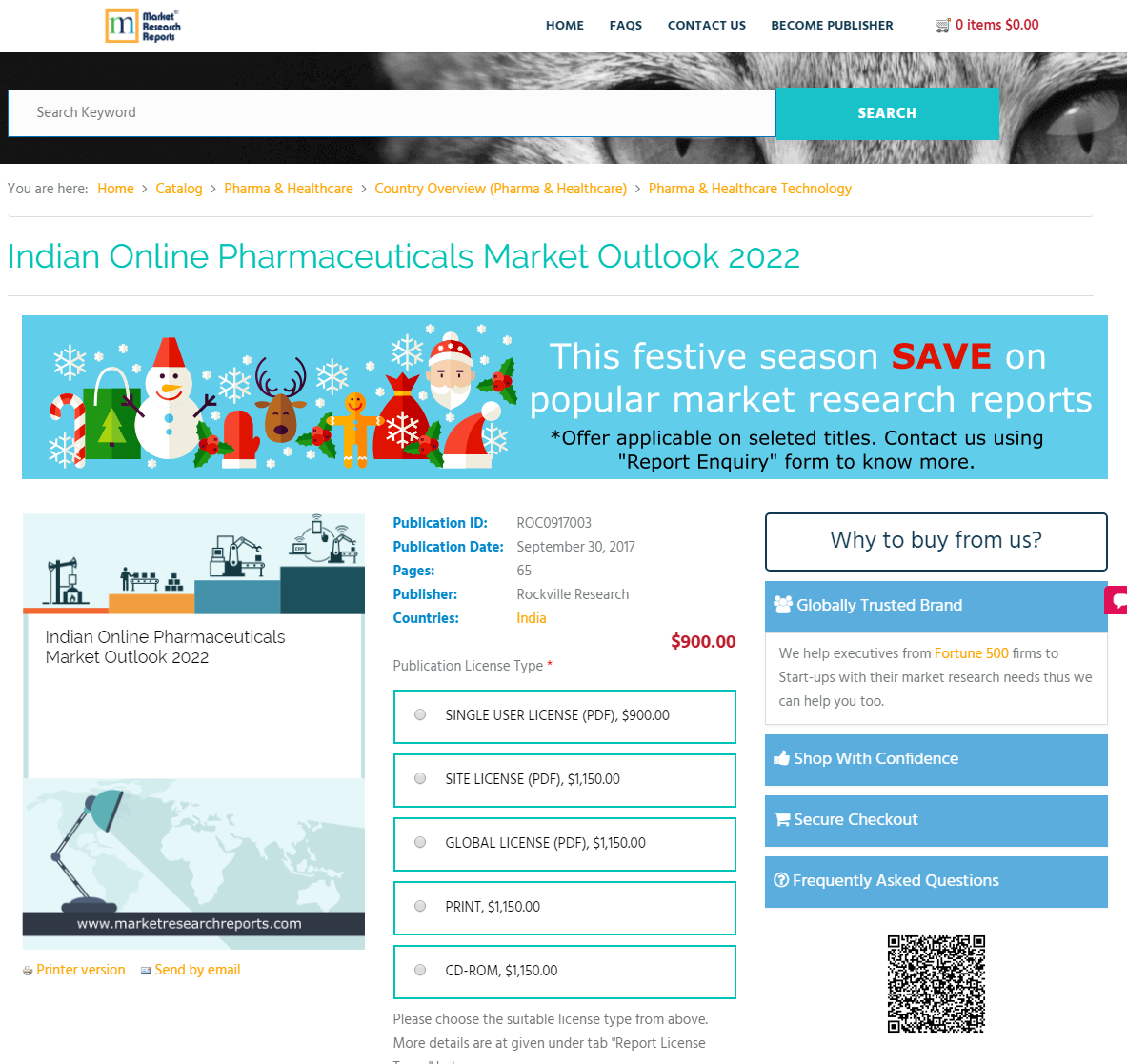Indian Online Pharmaceuticals Market Outlook 2022'