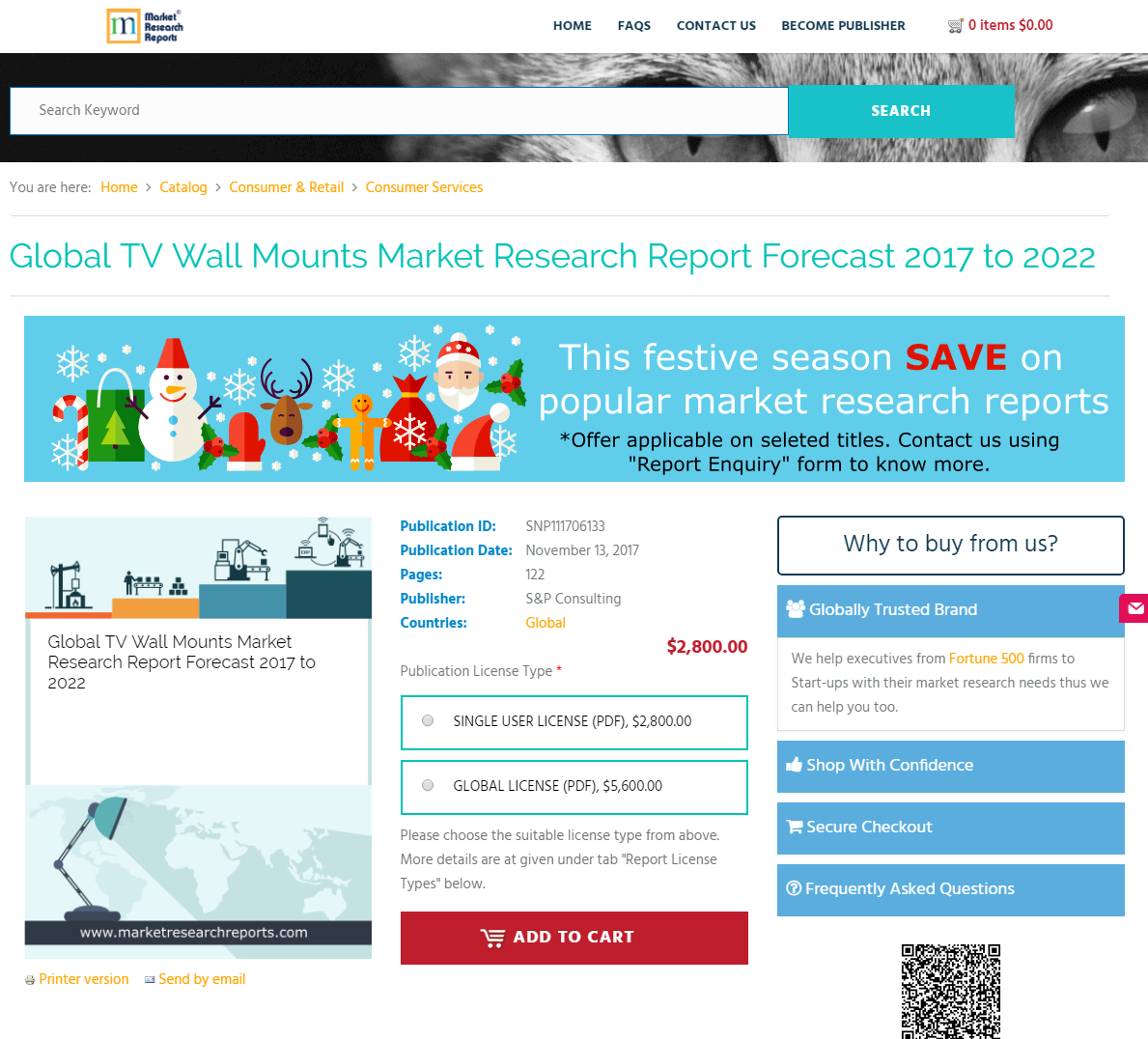 Global TV Wall Mounts Market Research Report Forecast 2017'