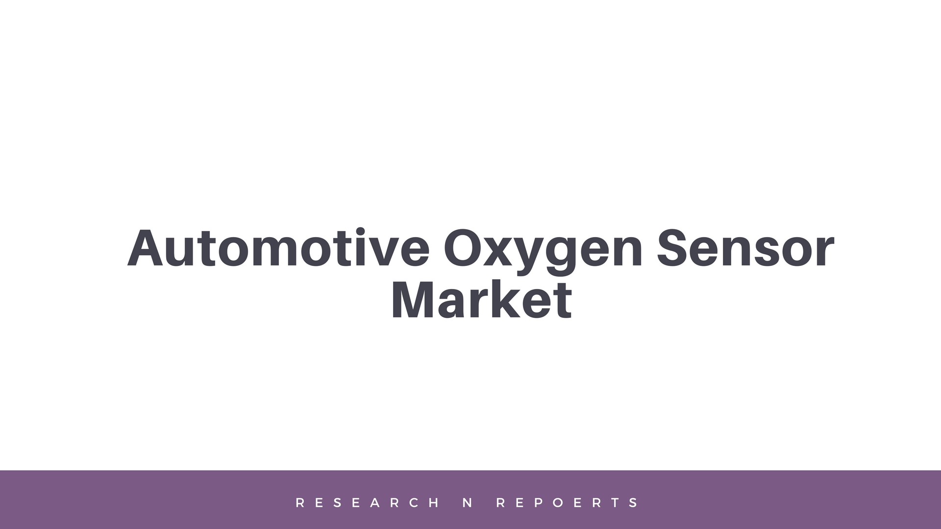Automotive Oxygen Sensor
