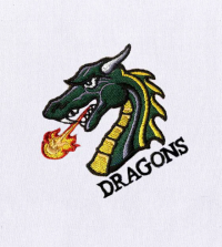 Dragons Embroidery Designs Logo