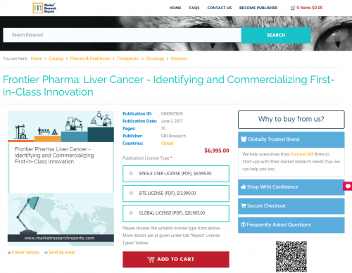 Frontier Pharma: Liver Cancer - Identifying and Commercializ'