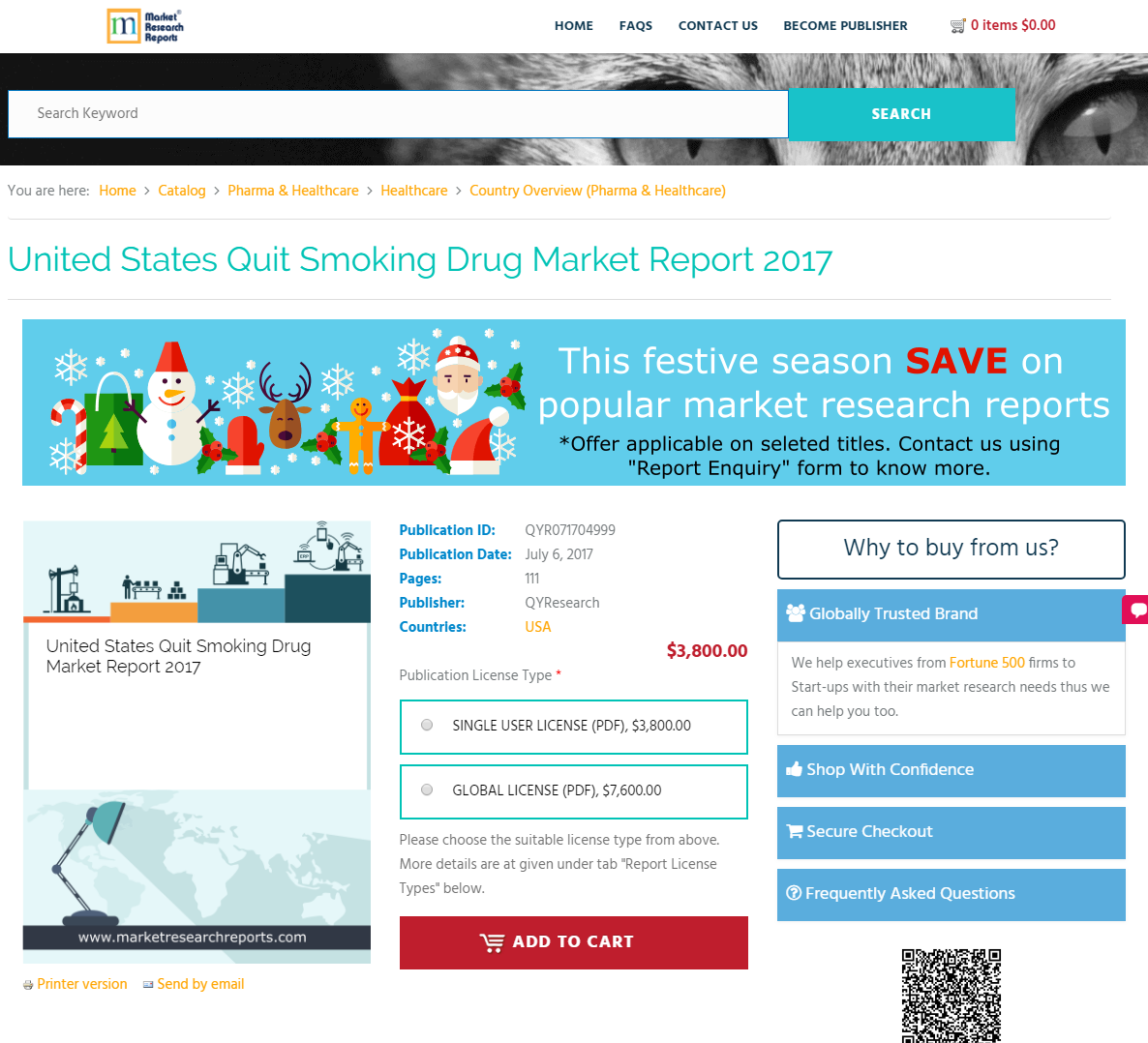 United States Quit Smoking Drug Market Report 2017'