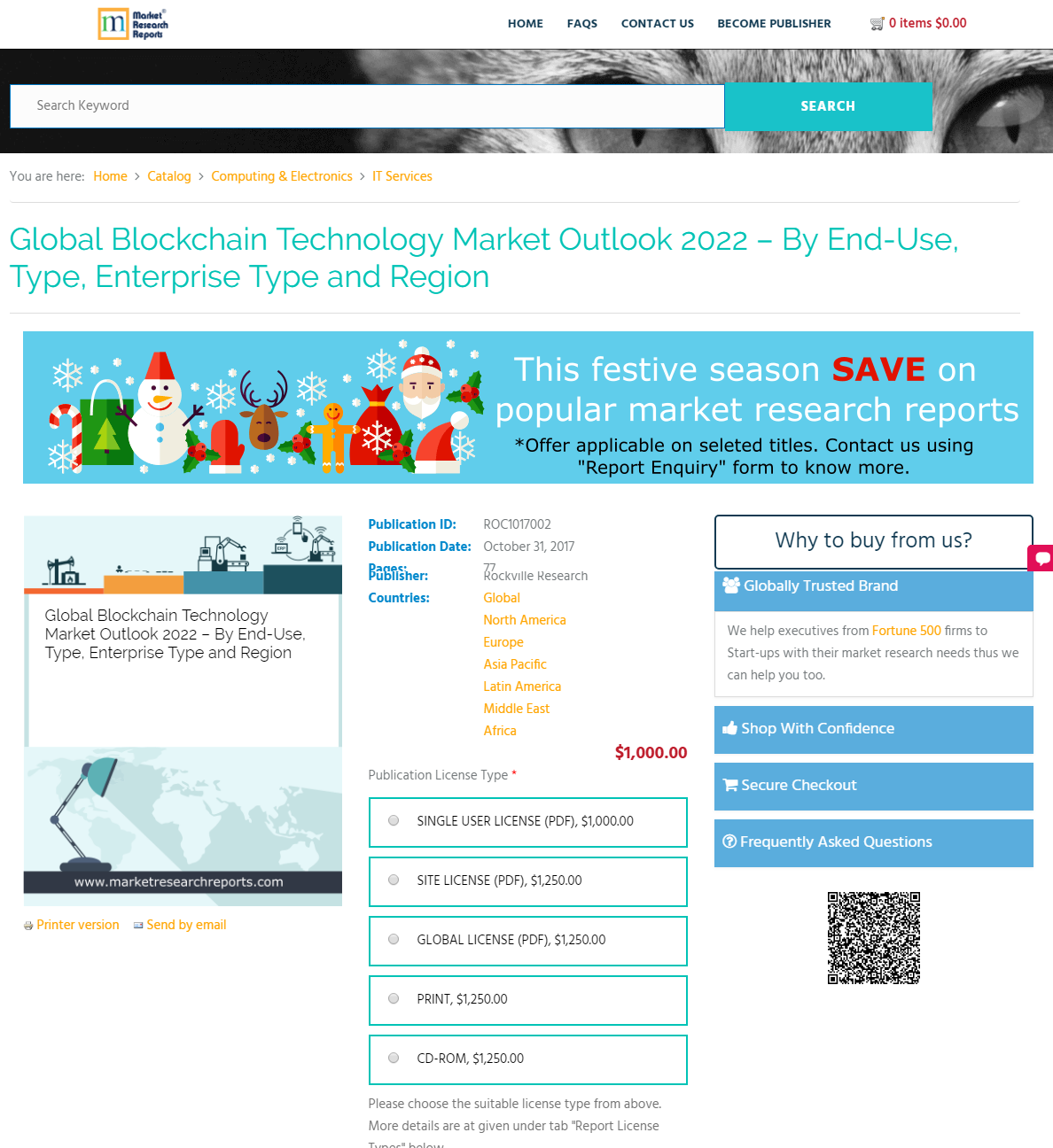 Global Blockchain Technology Market Outlook 2022