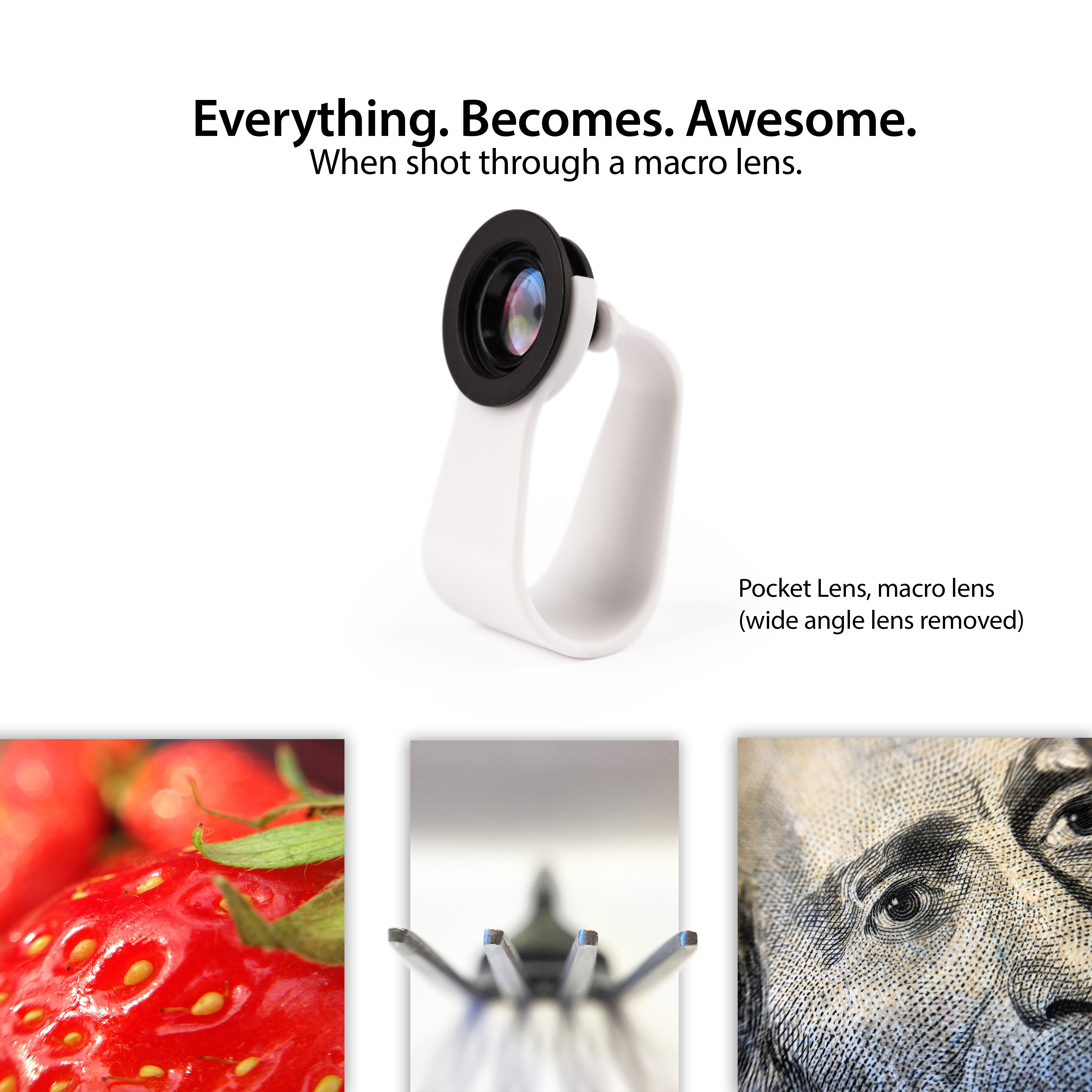 Take crystal clear close-ups with Pocket Lens Macro Lens