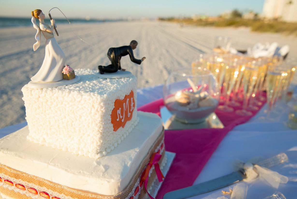 Florida beach wedding receptions'