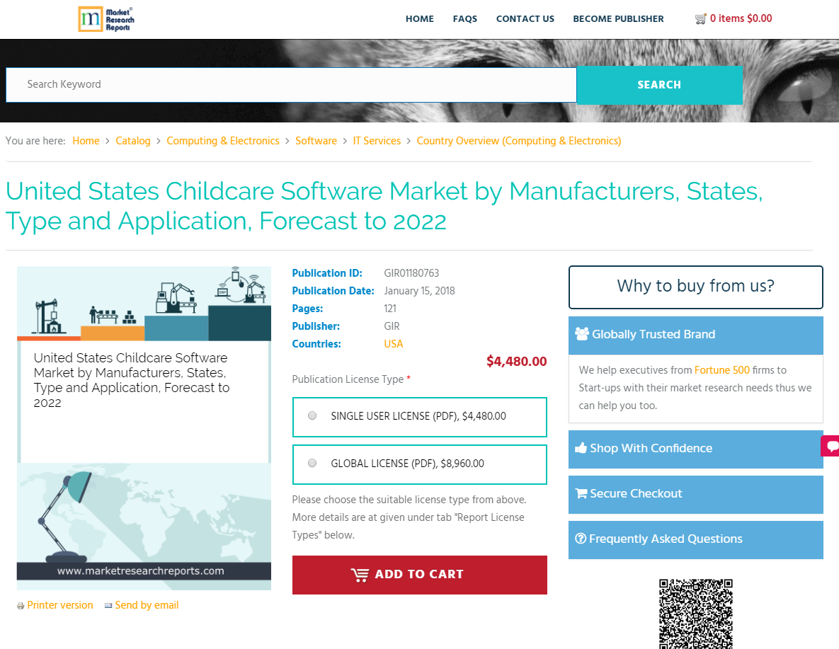 United States Childcare Software Market by Manufacturers'