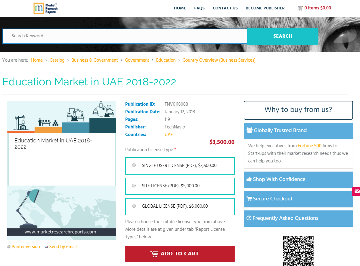 Education Market in UAE 2018 - 2022'