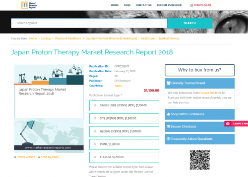 Japan Proton Therapy Market Research Report 2018'