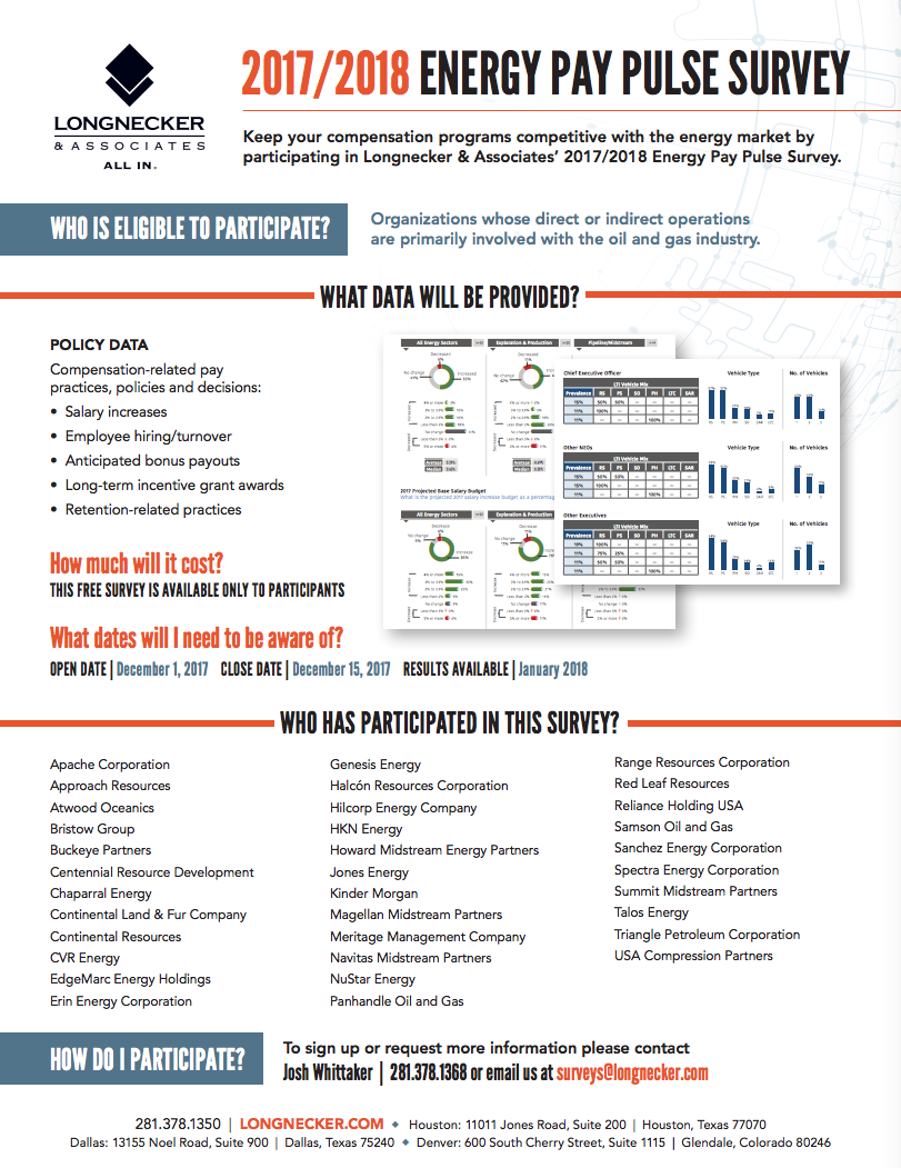 New Energy Pay Pulse Survey Data Sample for 2018'