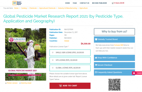 Global Pesticide Market Research Report 2021'