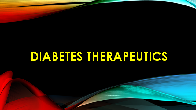 Diabetes Therapeutics Market'