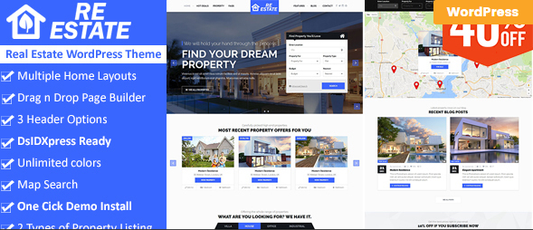 Real Estate WordPress Themes'