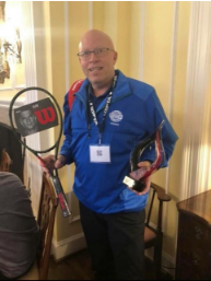 Genesis Health Clubs National Tennis Director Mike Woody Wit'