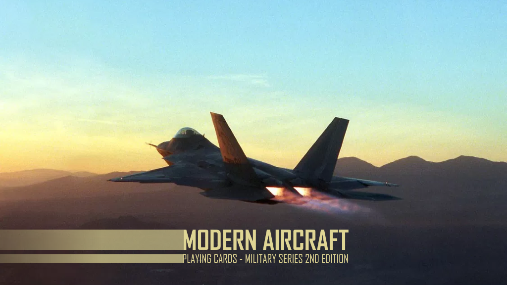 Modern Aircraft playing cards'