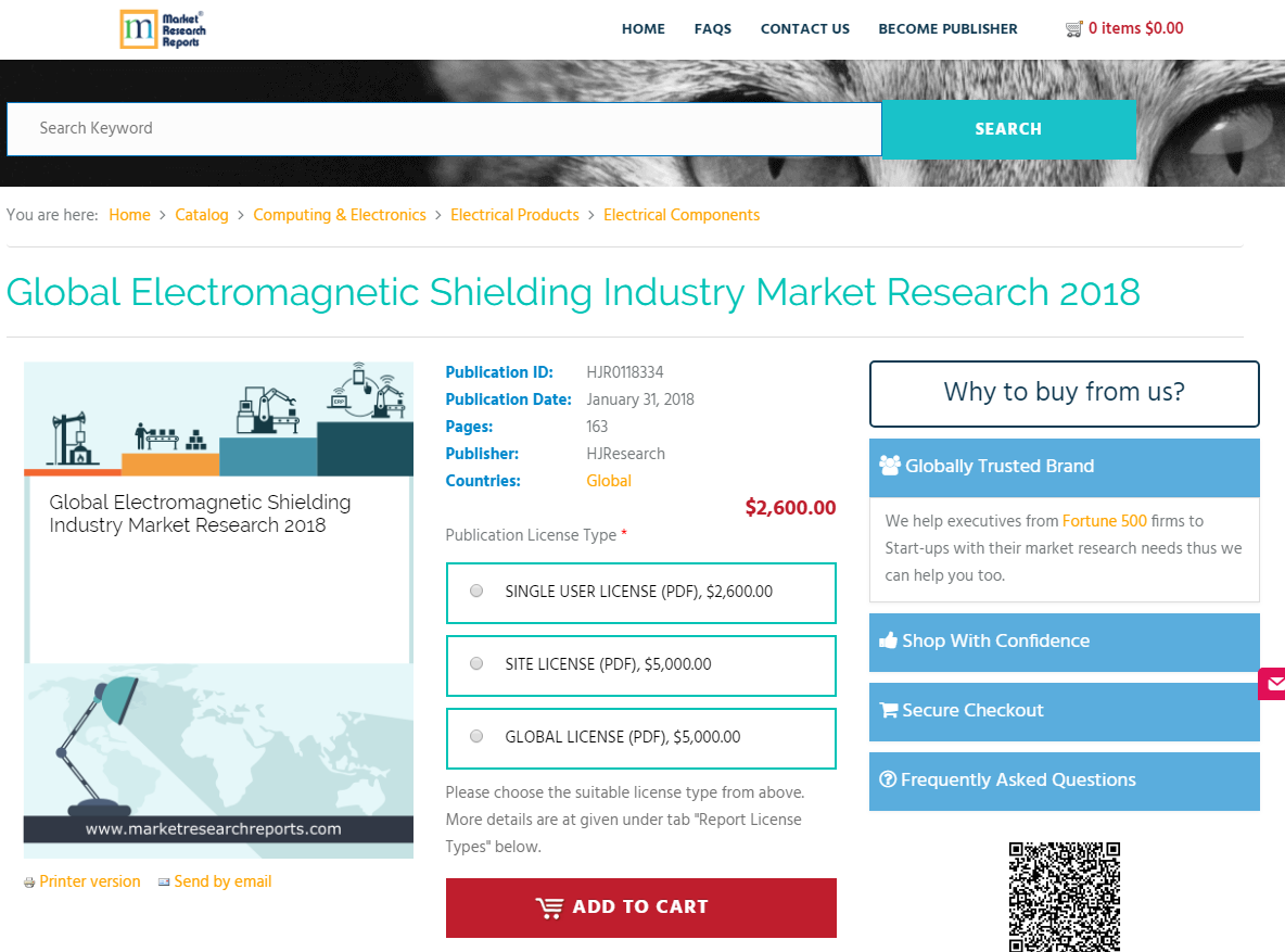 Global Electromagnetic Shielding Industry Market Research
