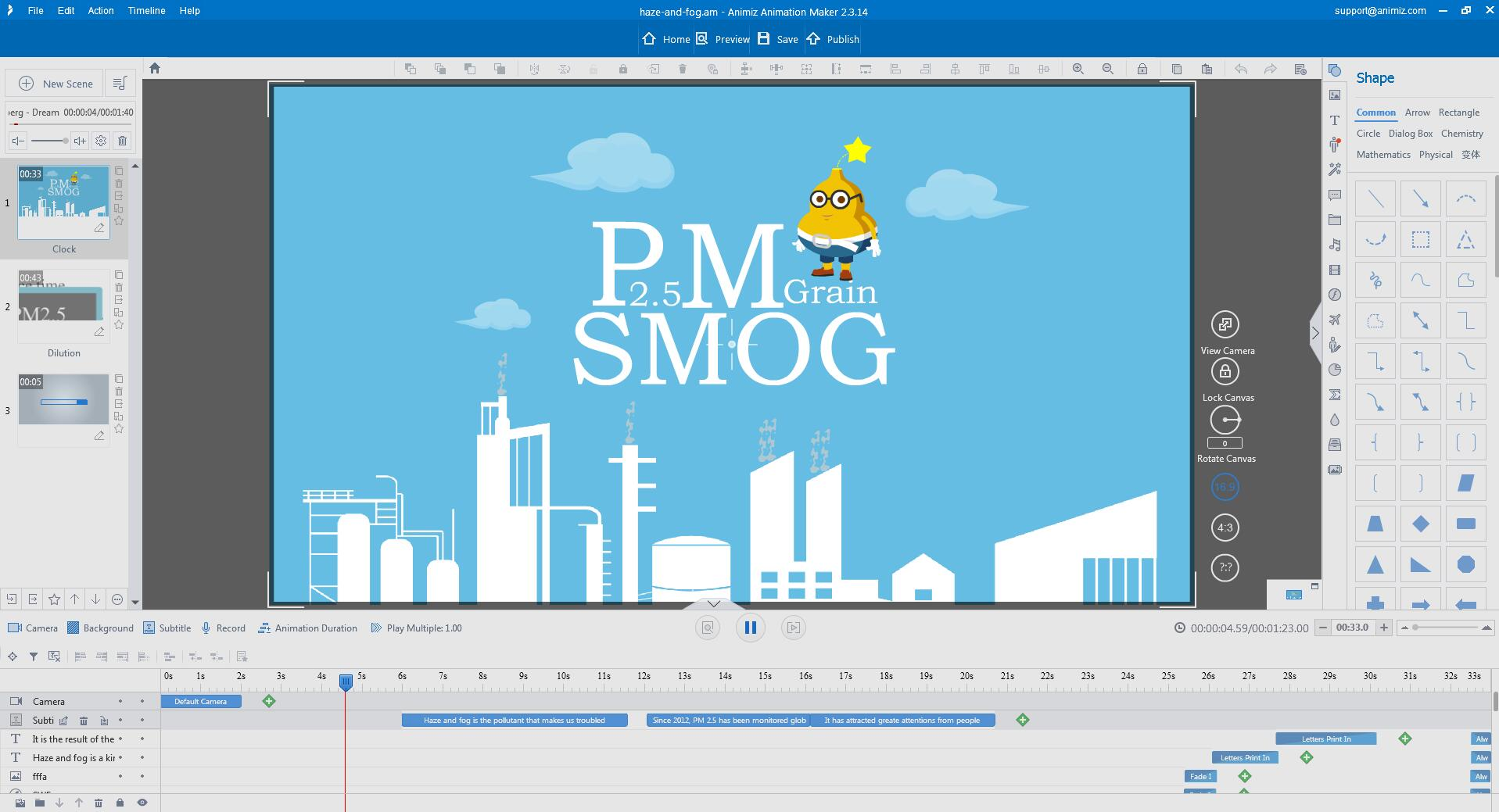 Animiz cartoon animation software