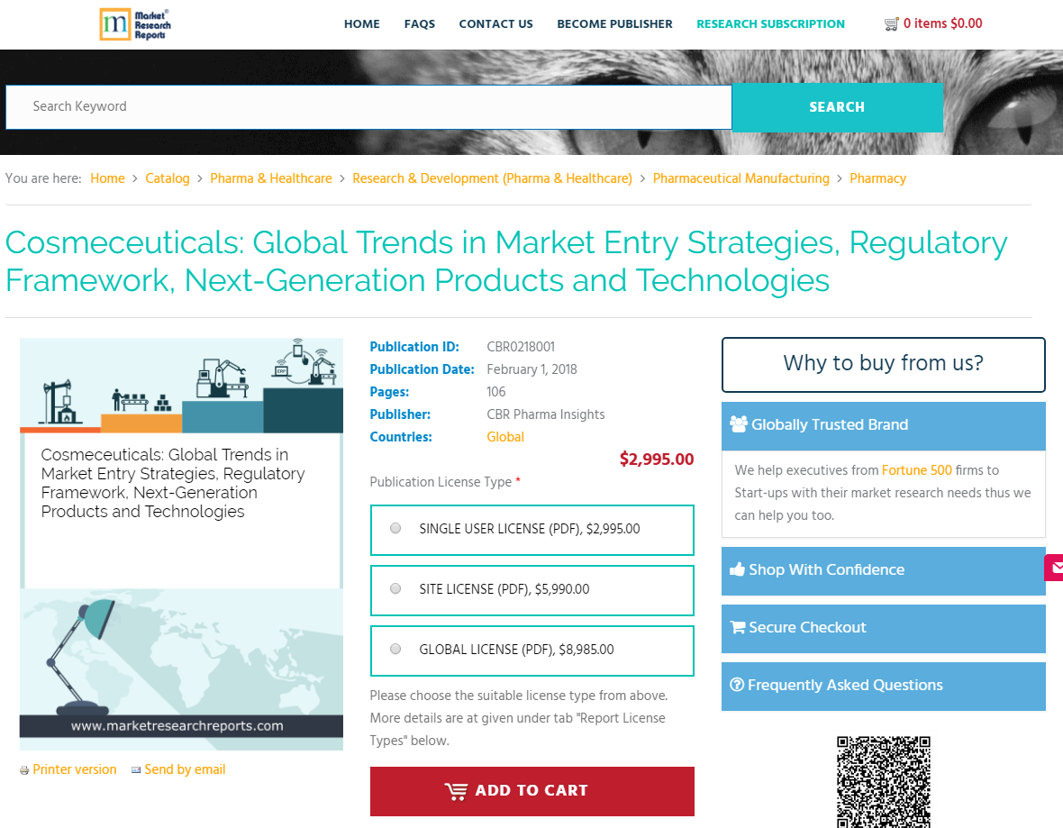 Cosmeceuticals: Global Trends in Market Entry Strategies