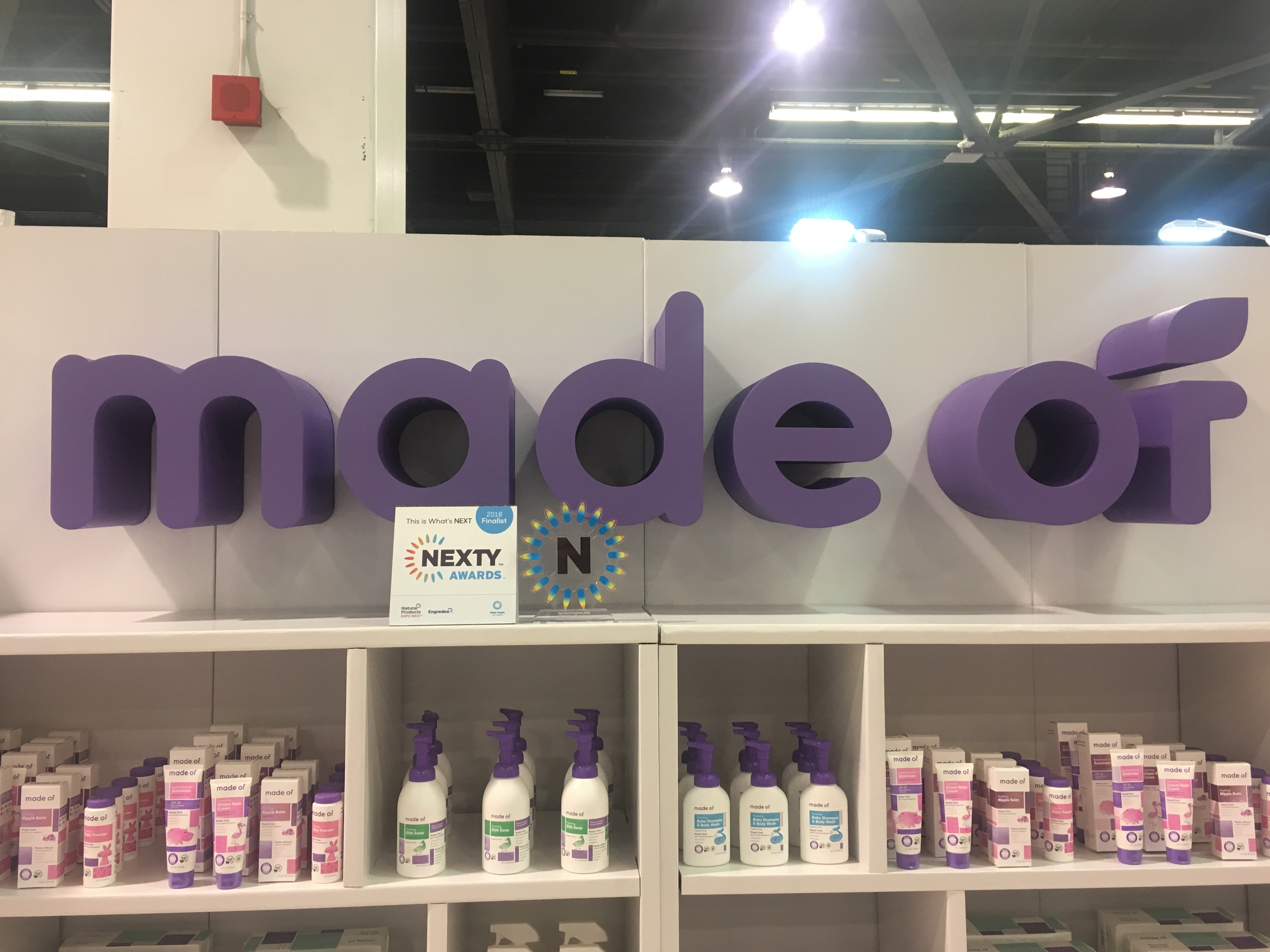 MADE OF Expo West - NEXTY Award'