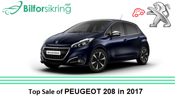 Peugeot 208 was the Most Popular Car Model In Denmark in 201'