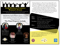 Gold Business Connect Women's Flyer