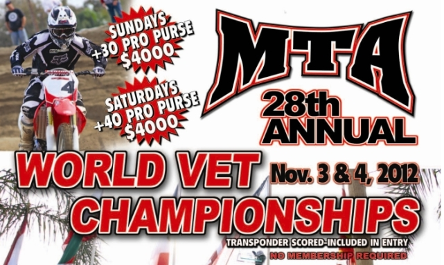 World Famous Veteran Motocross Championship at Glen Helen.