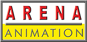 Arena Animation & Multimedia Drive-In Road Logo