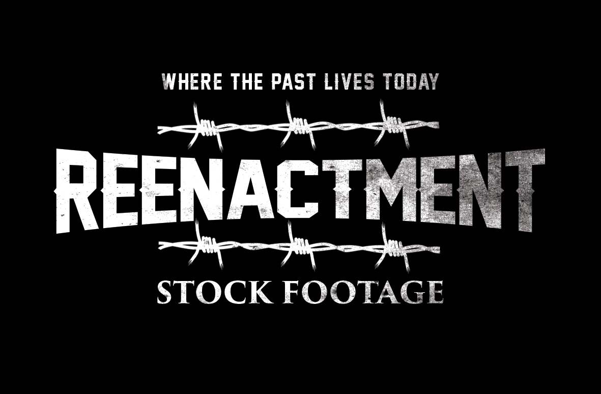 Reenactment Stock Footage Logo