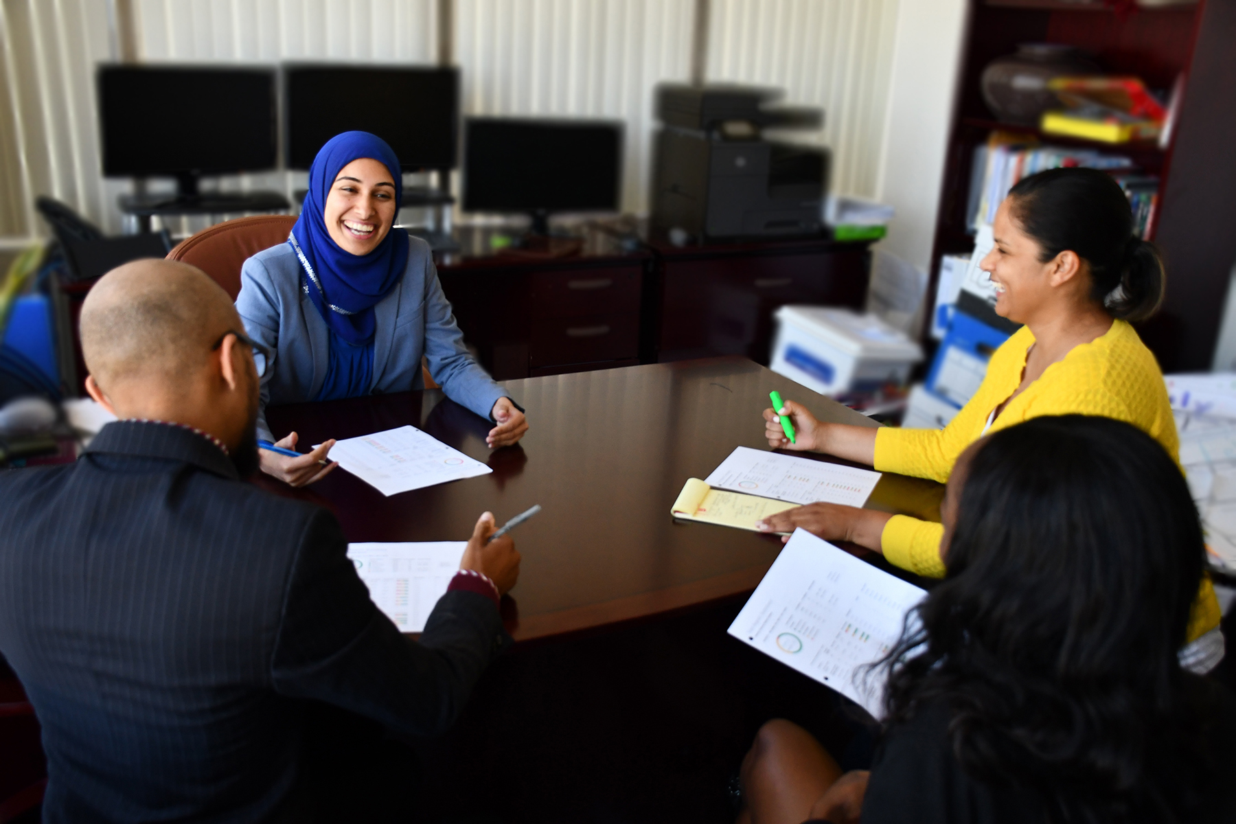 Celerity CEO Nadia Shaiq with Celerity Staff