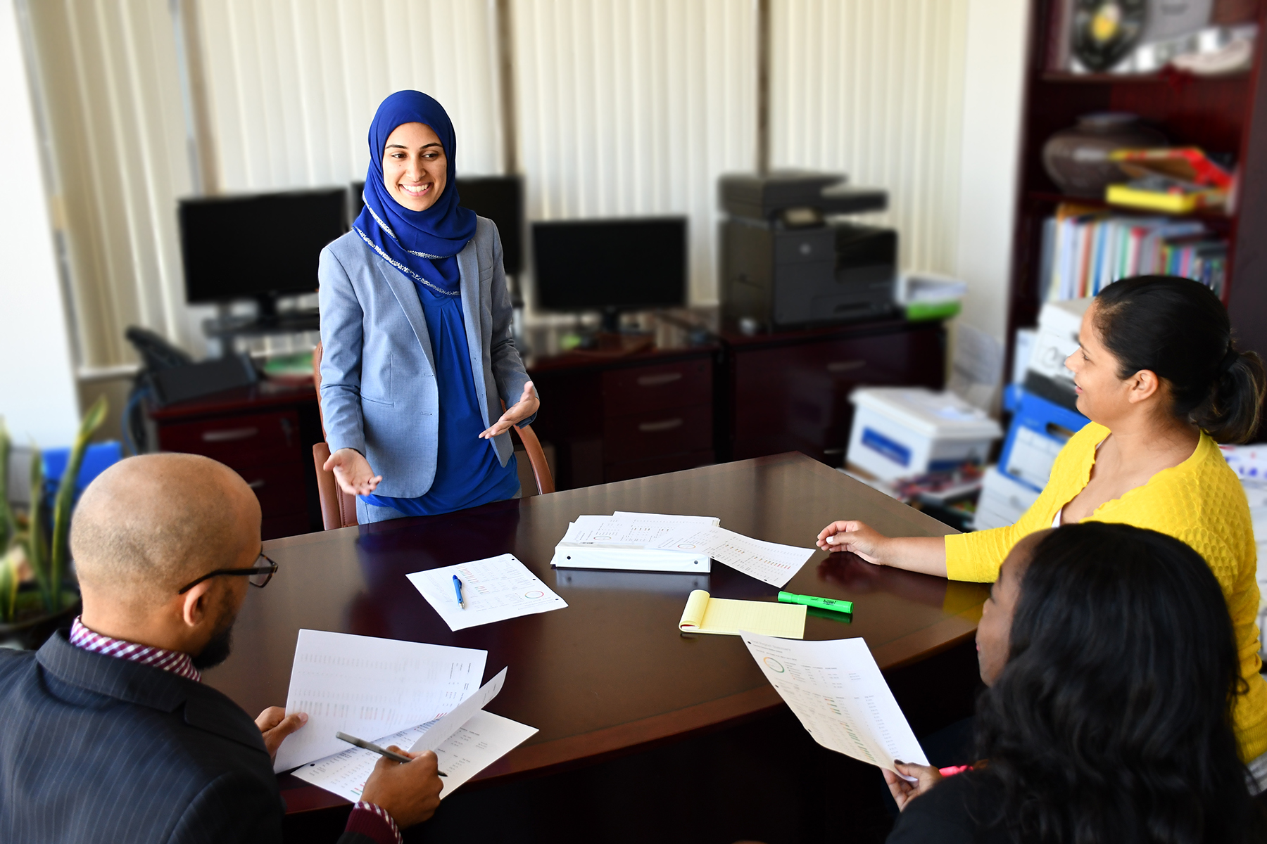 Celerity CEO Nadia Shaiq with Celerity Staff