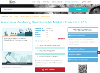 Anesthesia Monitoring Devices Global Market - Forecast 2024