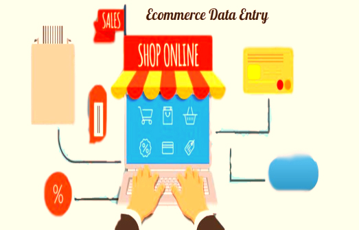 Ecommerce data entry services'