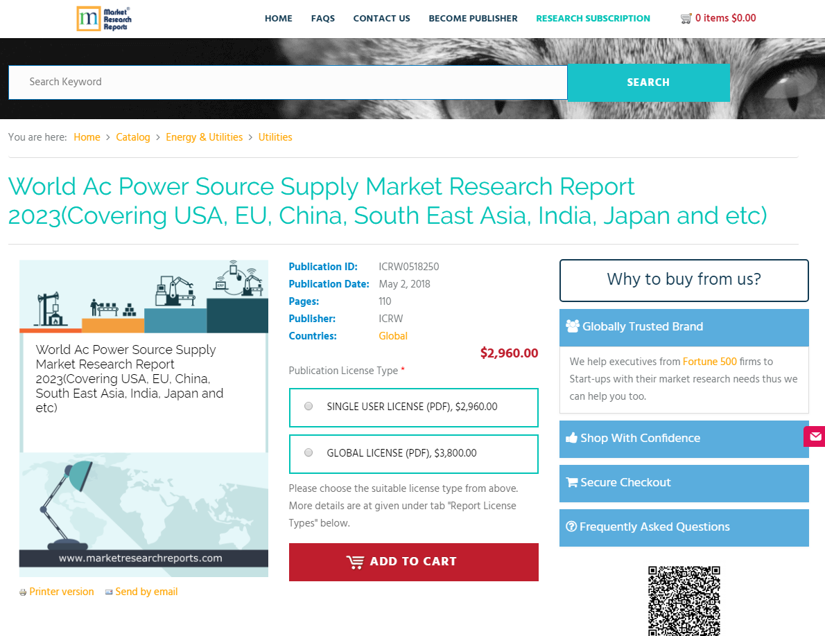 World Ac Power Source Supply Market Research Report 2023'