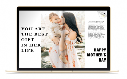 create a Mother's Day photo book'