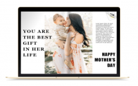 create a Mother's Day photo book